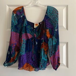Anthropologie Farm Rio katalina blouse
